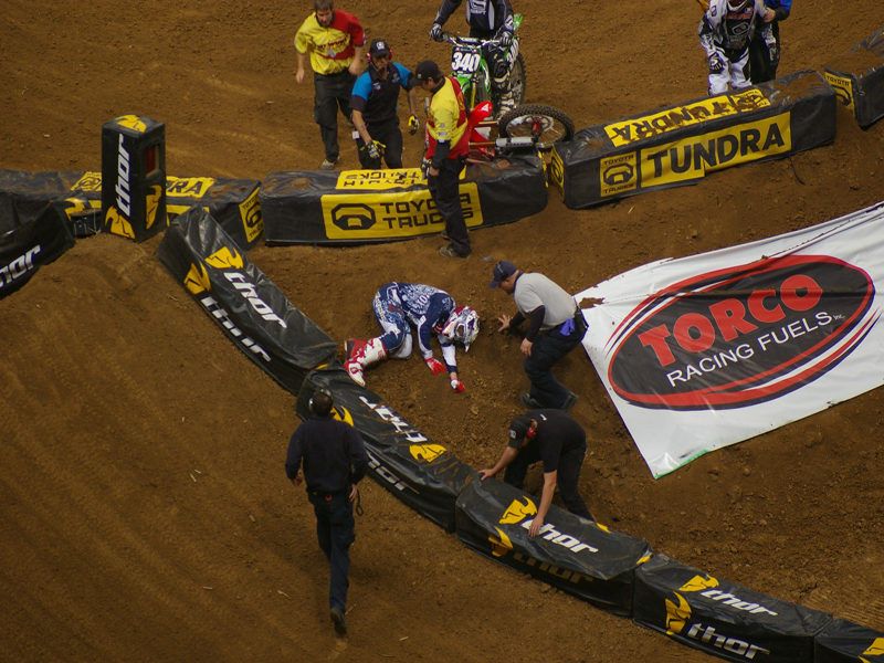 Racing hurts !
