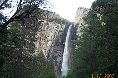 This is the Baby of the Falls
<br />Bridalvalle In Yosimite
