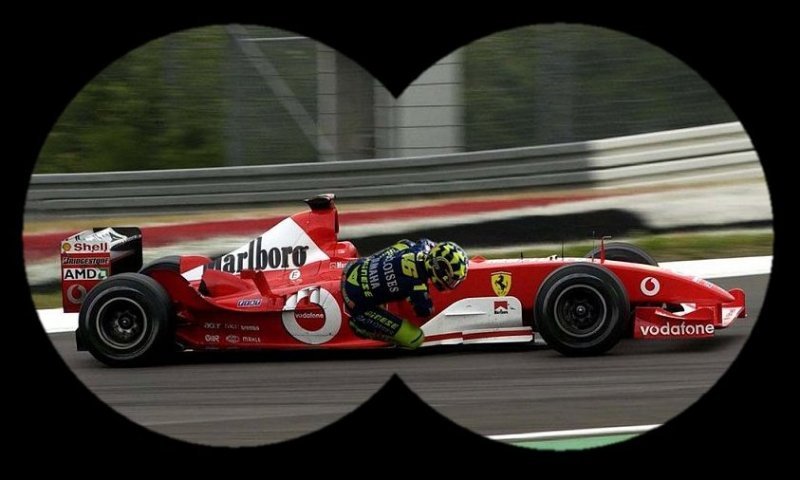 Rossi spotted...